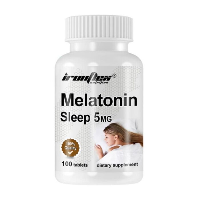 Для здорового сну IronFlex Melatonin 5 mg 100 tablets