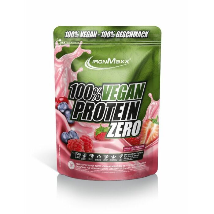Растительный протеин IronMaxx Протеин 100 % Vegan Protein Zero - 500 г (пакет)