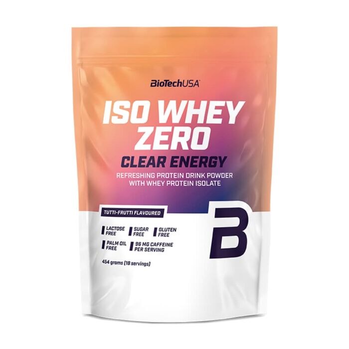 Сироватковий протеїн BioTech USA Iso Whey Zero Clear Energy - 454 g
