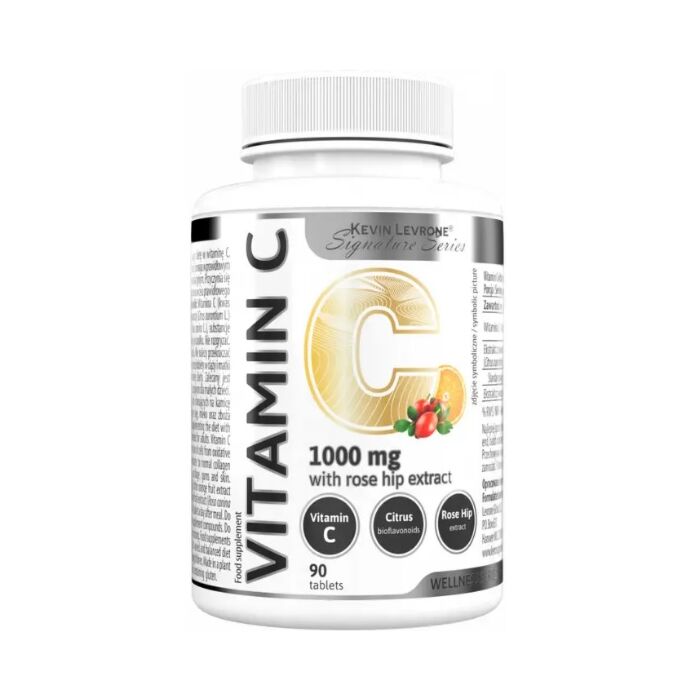 Вітамин С KEVIN LEVRONE  Vitamin C 1000 mg 90 tabs (1000мг)