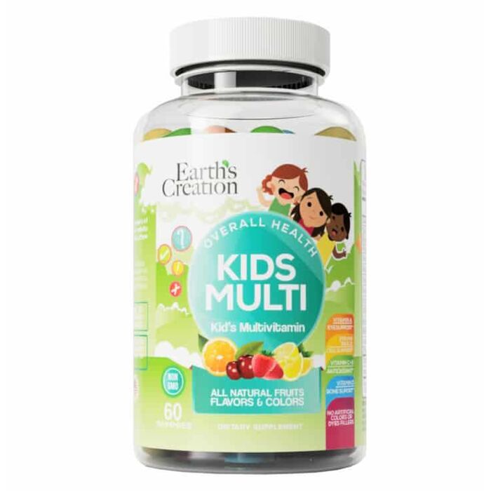 Витамины для детей, Витамины для подростков Earth's Creation Kids Multivitamin - 60 жеват. конфет