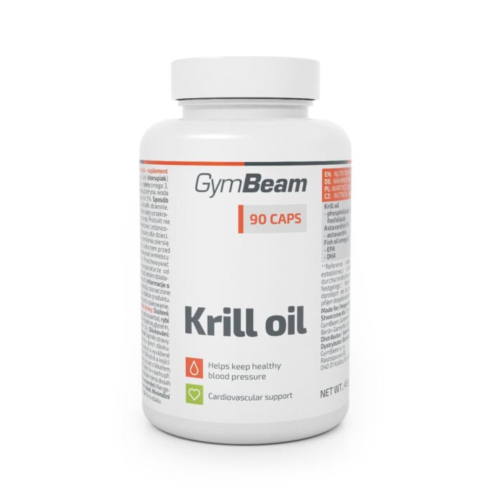 Омега жиры GymBeam Krill oil - 60 caps