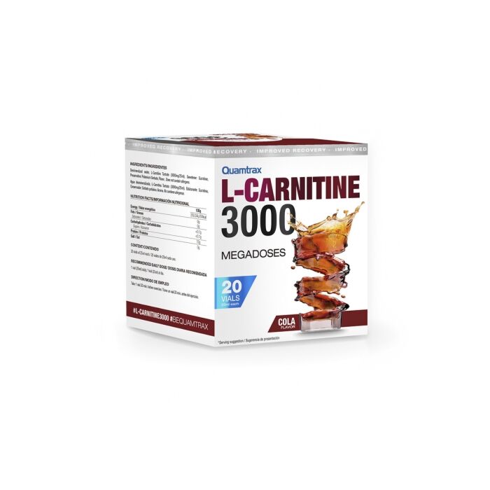 Л-карнітин Quamtrax L-Carnitine 3000 - 20 флаконов