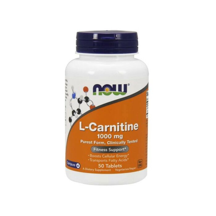 Л-Карнитин NOW L-Carnitine 1000mg  50 tab