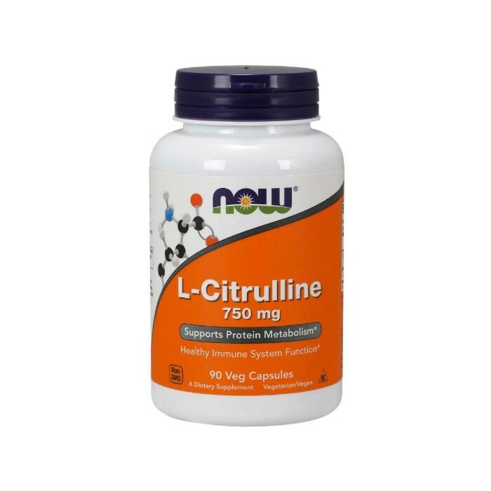 Цитруллин NOW L-Citrulline 750mg 90 капс
