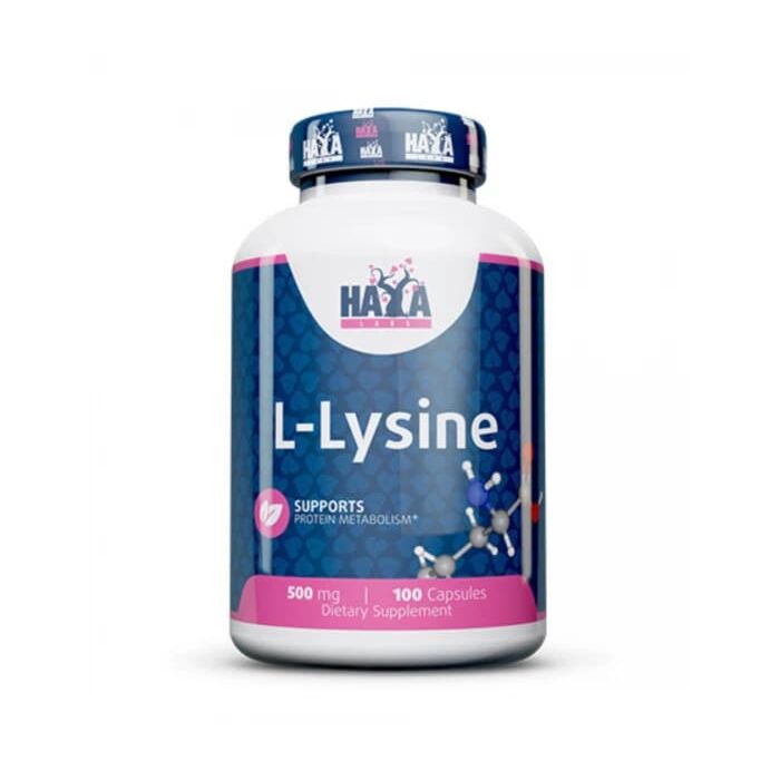 Амінокислота Haya Labs L-Lysine 500 mg 100 capsules