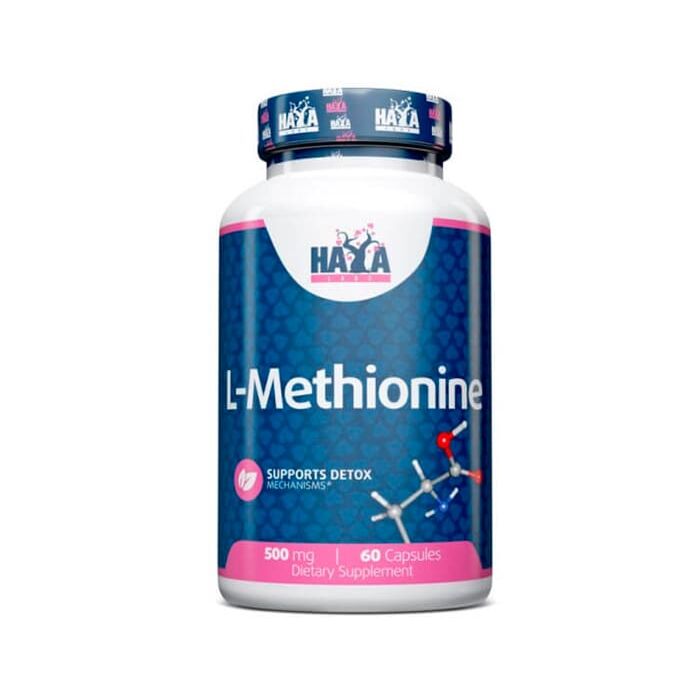 Для здоров'я шкіри Haya Labs L-Methionine 500 mg 60 capsules