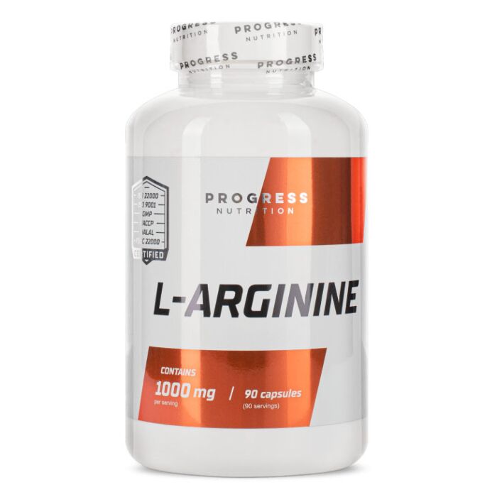 Аргинин Progress Nutrition L-arginine 90 caps