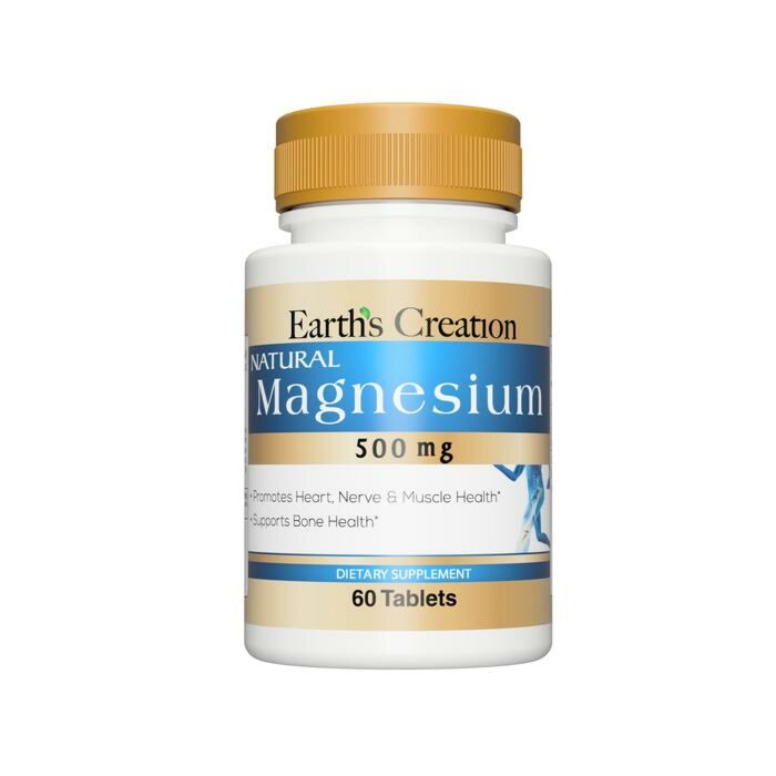 Магній Earth's Creation Magnesium 500 mg - 60 таб