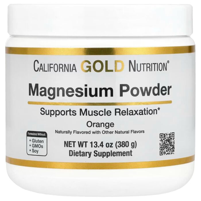 Магнезия California Gold Nutrition Magnesium Powder 380 g