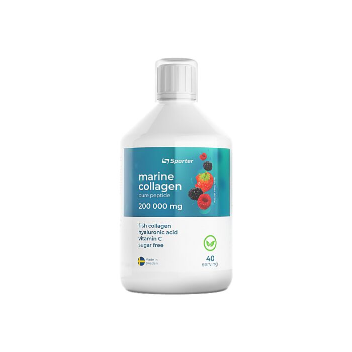 Колаген Sporter Collagen peptide 200000 (fish) - berry (sugar free) - 500 мл