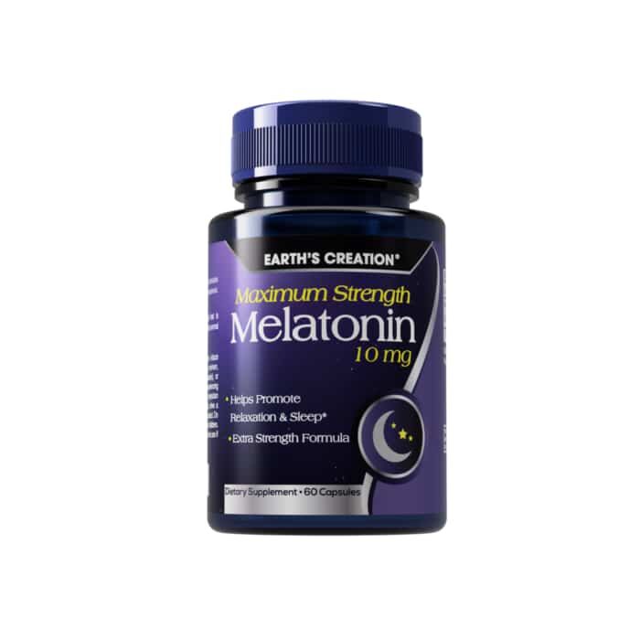 Мелатонін Earth's Creation Melatonin 10 mg - 60 капс