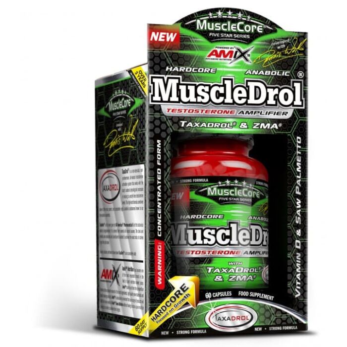 Комплесный тестобустер Amix MuscleCore® MuscleDrol Anabolic - 60 caps