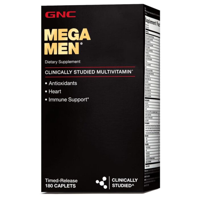Витамины для мужчин GNC Mega Men 180 каплет