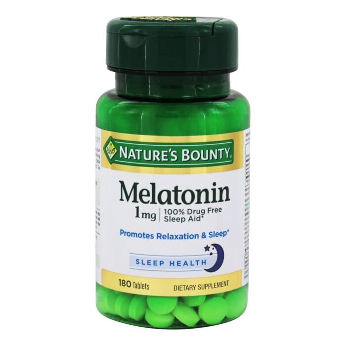 Для здорового сну Nature's Bounty Melatonin 1 mg 180 Tablets
