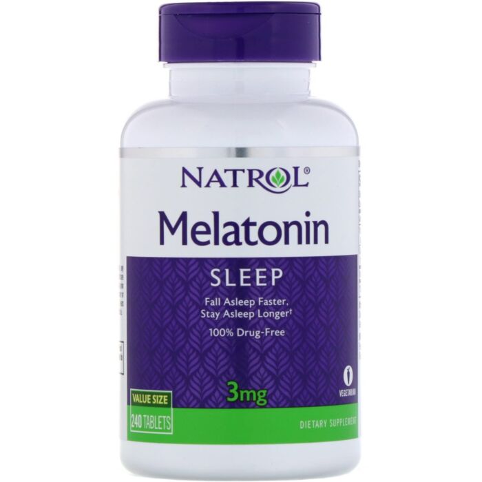 Добавка для здорового сна Natrol Melatonin 3mg- 240 таб