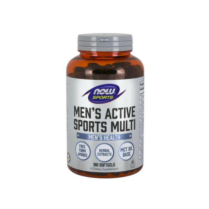 Вітамины для чоловіків NOW Mens Active Sports Multi 180 softgels