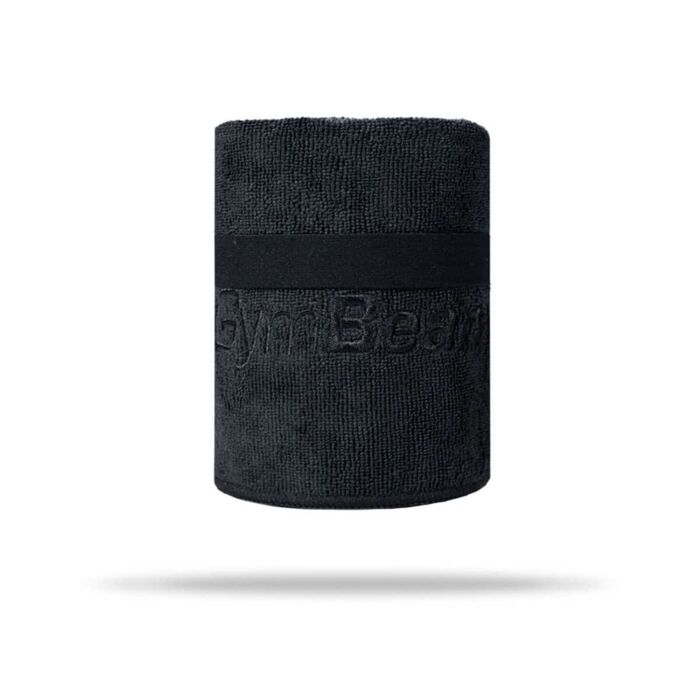 Полотенце GymBeam Полотенце для спорта из микрофибры Large Black