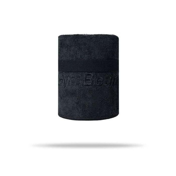 Рушник GymBeam Рушник для спорту з мікрофібри Medium Black