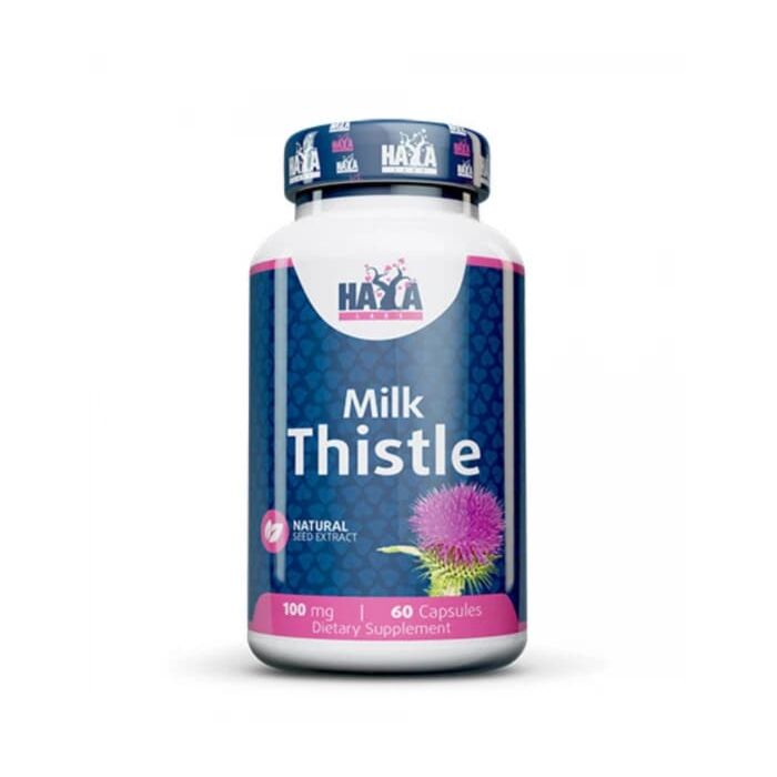 Спеціальна добавка Haya Labs Milk Thistle 100 mg 60 capsules