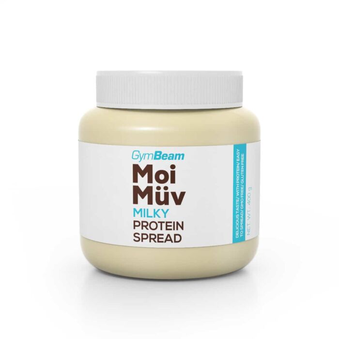 Замінник харчування GymBeam MoiMüv Protein Spread - 400, Milky white