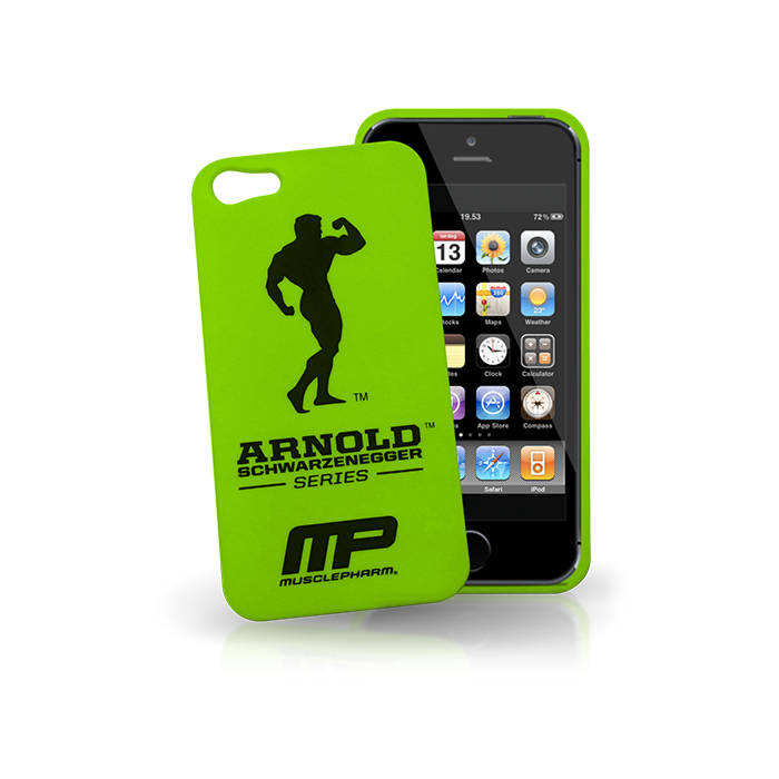 MusclePharm Чехол MPh Arnold на iPhone 5 зеленый