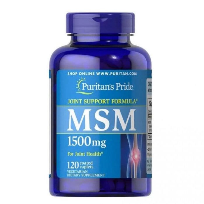 Комплекс для суставов и связок Puritans Pride MSM 1500 mg 120 каплет