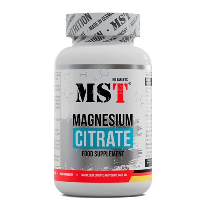 Магний MST Magnesium Citrate 200 mg 90 tablets