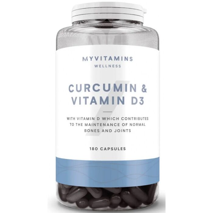 Витамин D MyProtein Curcumin Vitamin D3 - 60 caps