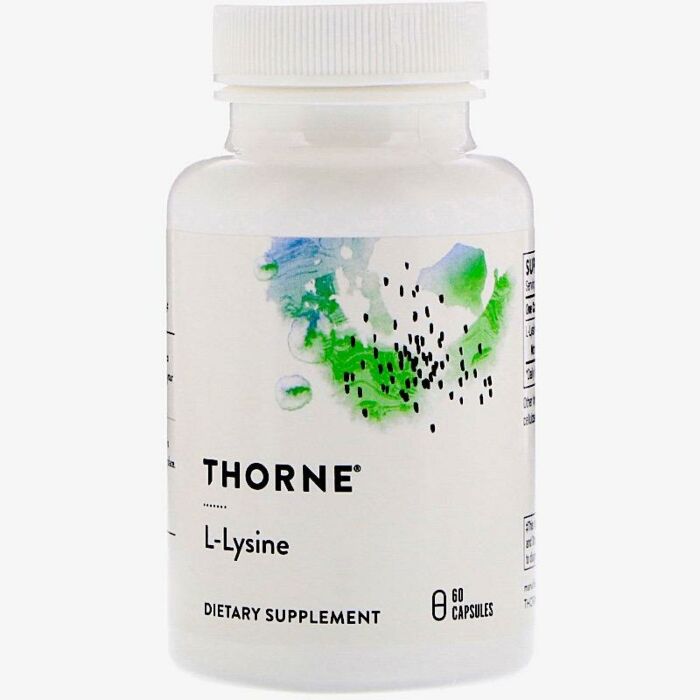Амінокислота Thorne Research  L-Lysine, 60 капсул