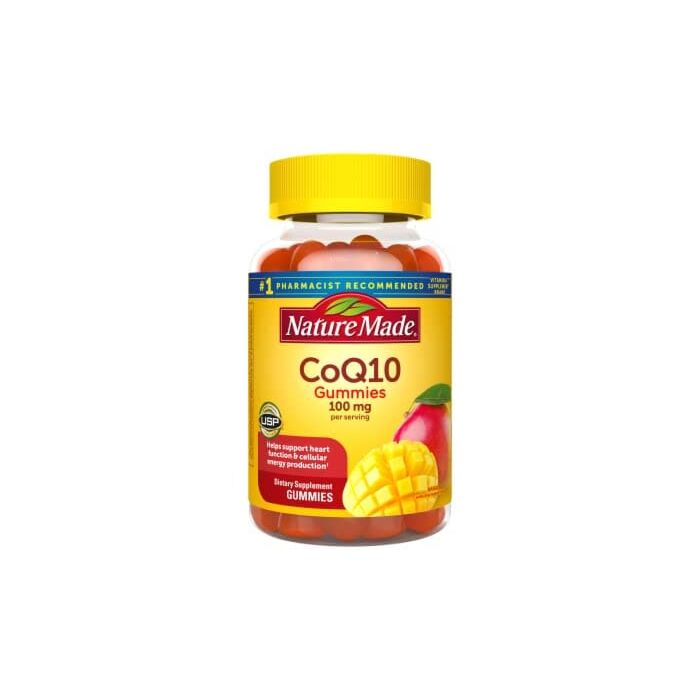 Для здоровья сердца и сосудов Nature Made CoQ10 100 mg 60 Gummies
