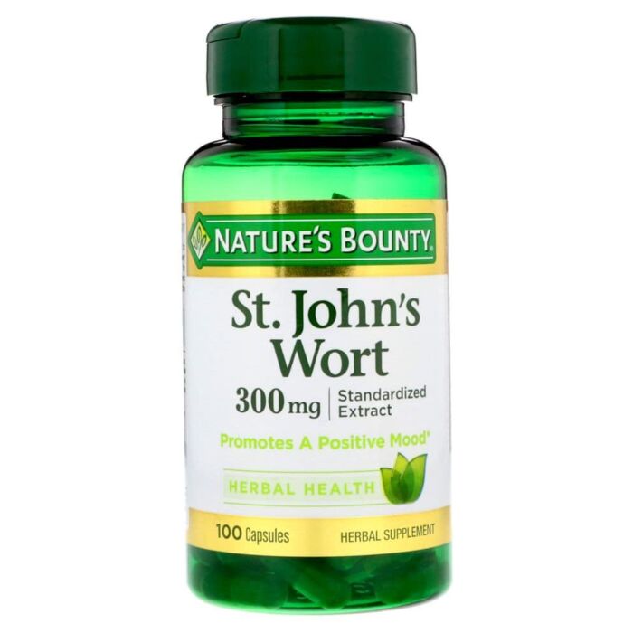 Для поддержки нервной системы Nature's Bounty St. John’s Wort 300 mg 100 Capsules