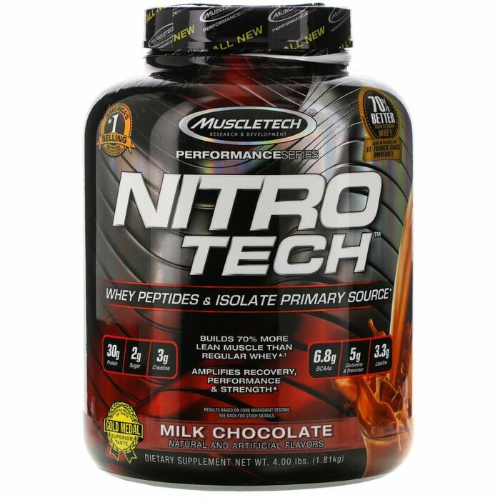 Сывороточный протеин MuscleTech Nitro Tech 2.29 kg