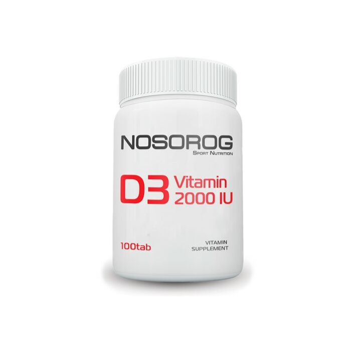 Вітамин D Nosorog Vitamin D3 2000 IU 100 таб