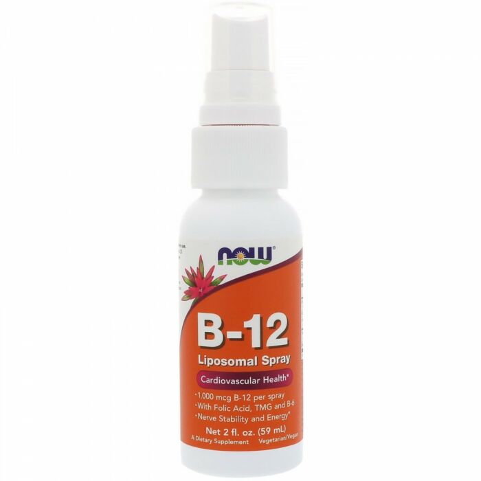 Вітамин B NOW B-12 Liposomal Spray 59 ml