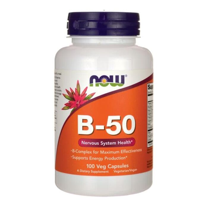 Витамин B NOW B-50 100 капсул