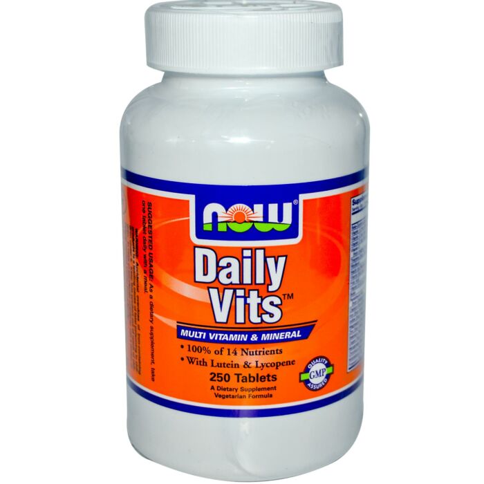 Мультивитаминный комплекс NOW Daily Vits 250 табл