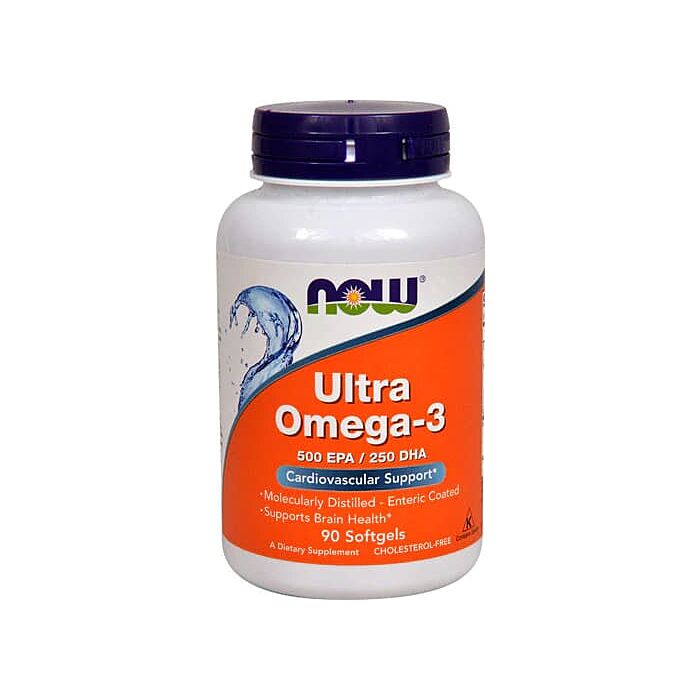 Омега жири NOW Ultra omega 3 90 кап.