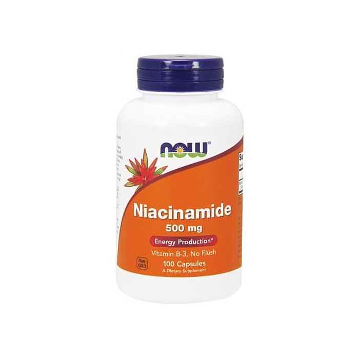 Витамин B NOW Niacinamide 500mg 100капс