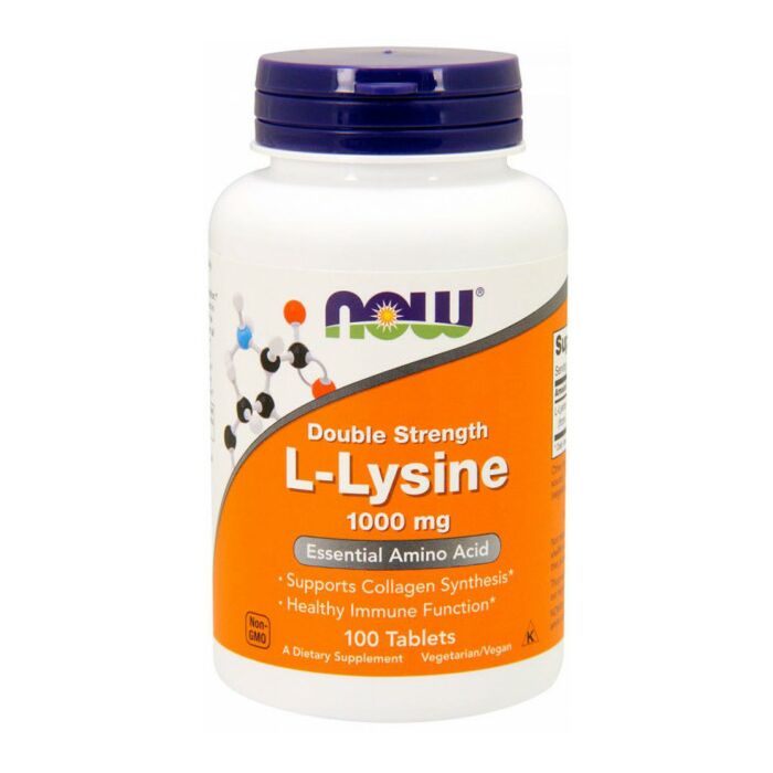 Амінокислота NOW L-Lysine 1000mg 100 tabs