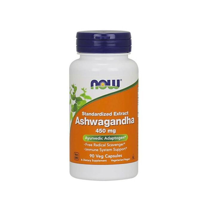 Для поддержки нервной системы NOW Ashwagandha 450 мг 90 кап