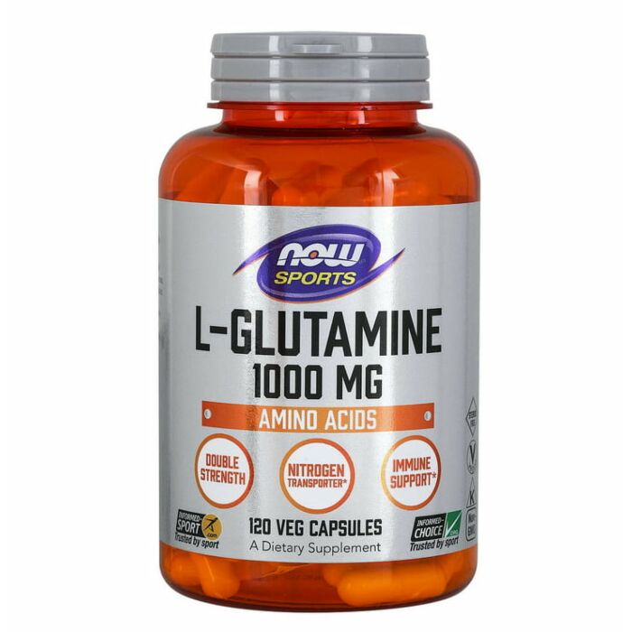 Глютамин NOW L-Glutamine 1000mg 120 caps
