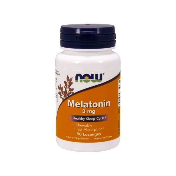 Для здорового сну NOW Melatonin 3 мг 90 жев.таб