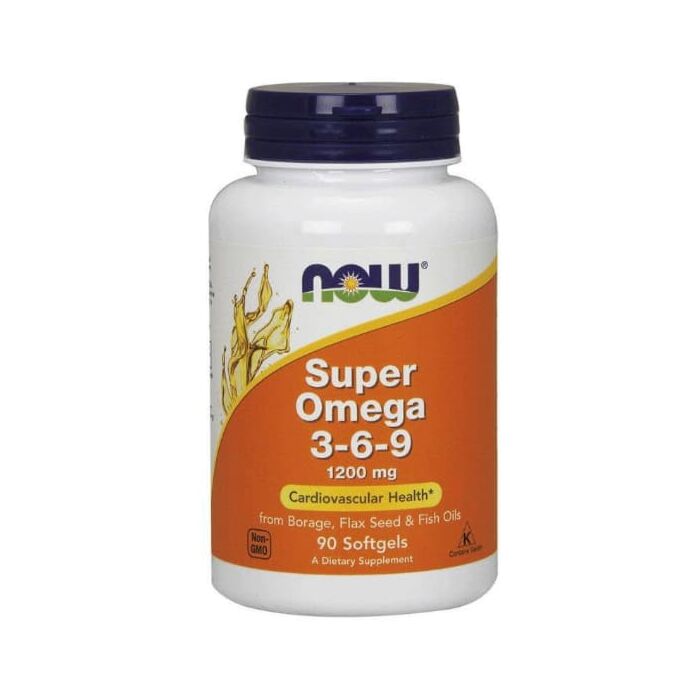 Омега жиры NOW Super Omega 3-6-9 1200 мг 90 капс