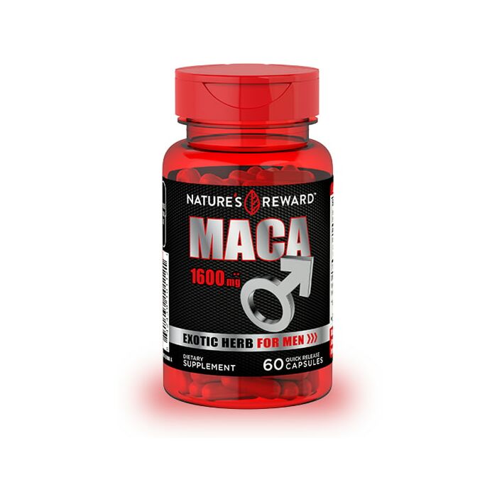 Для чоловічого здоров'я  Nature's Reward Maca 1600mg - 60 caplets