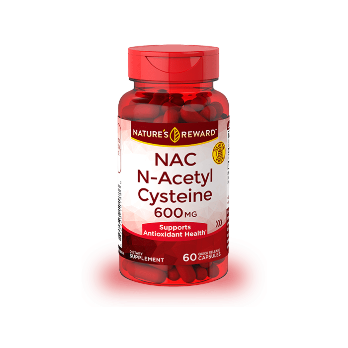 Для підвищення імунітету  N-Acetyl Cysteine 600 mg (NAC) 60 caps