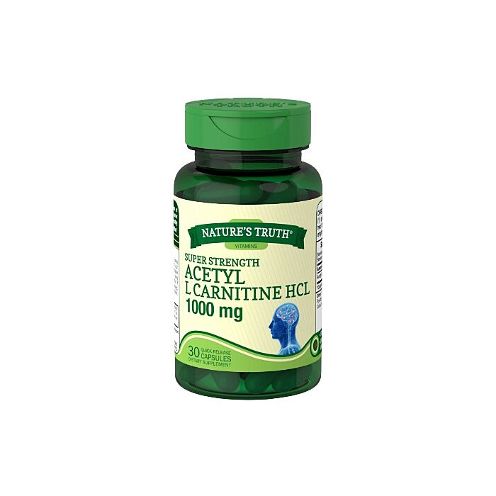 Л-Карнитин Nature's Truth® Acetyl L-Carnitine 1000 mg 30 капсул