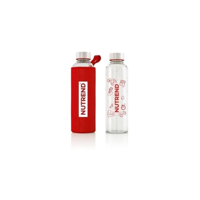 Бутылка для воды NUTREND Glass Bottle 800 ml (красный)