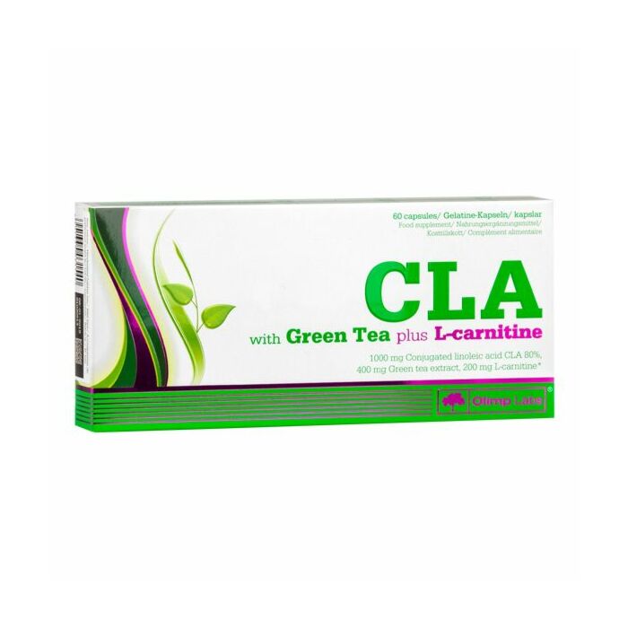 Кон'югована лінолева кислота Olimp Labs CLA with Green Tea plus L-carnitin 60 caps