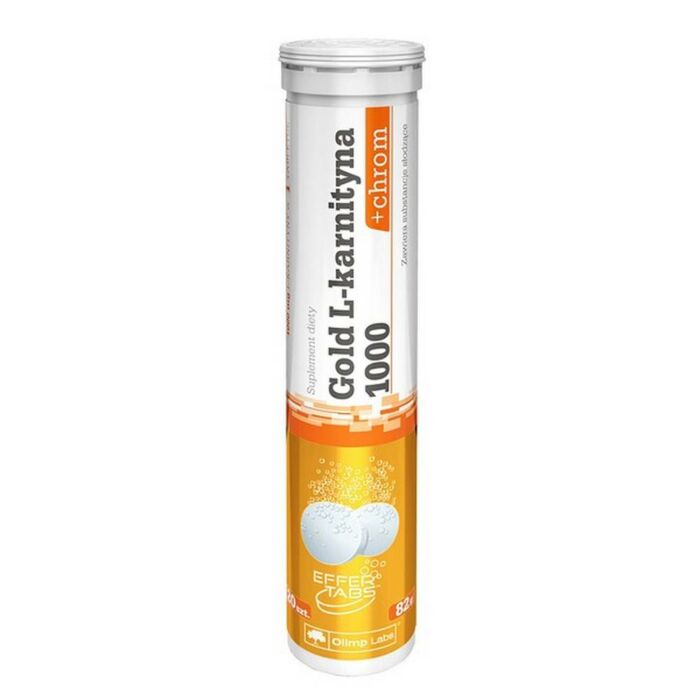 Л-карнітин Olimp Labs Effer Tabs Gold l-karnityna + chrom 20 tab